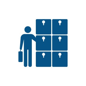 Servicio Electronic locking lockers