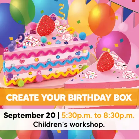 Zenia Kids Workshop | Create Your Birthday Box