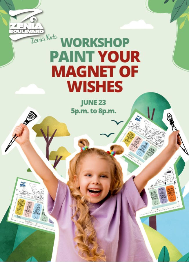 Zenia Kids Workshop: Paint Your resolution magnet!