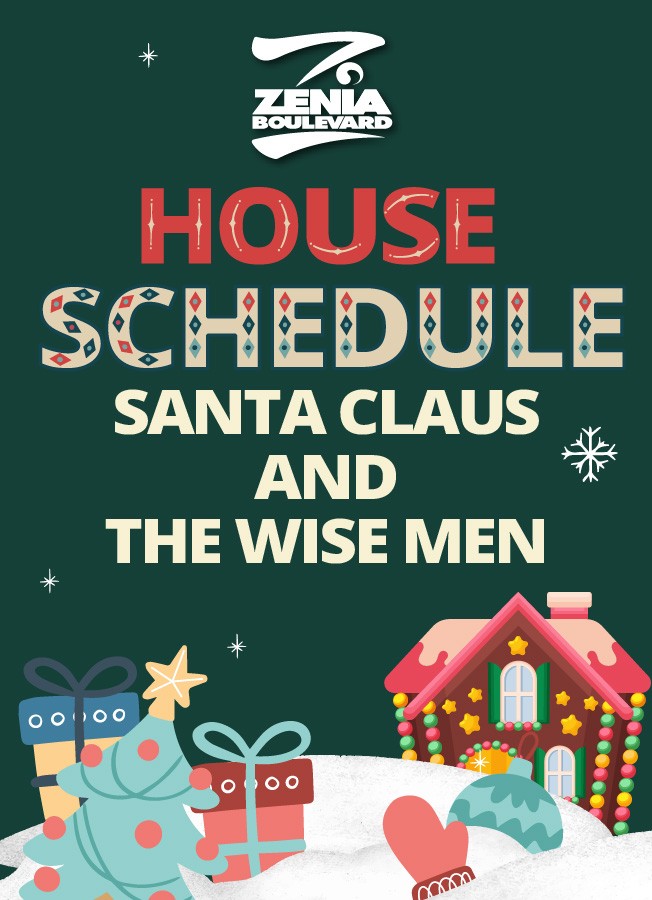 Santa's House and the Three Wise Men