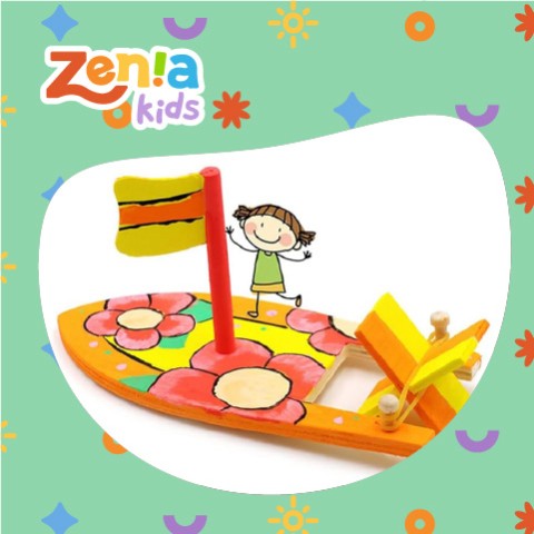 ¡Construye tu propio barco de madera con Zenia Kids!