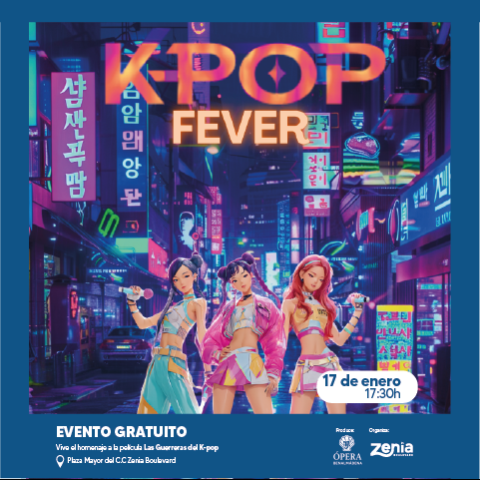 Evento: Le K-POP s’empare de la Plaza Mayor de Zenia Boulevard