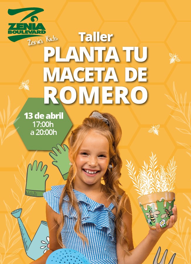 Planta tu maceta de romero