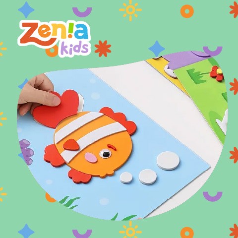 Zenia Kids : Crée ta fresque de l’été