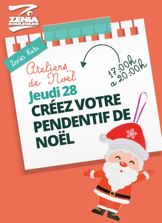 Crée ton pendentif de Noël