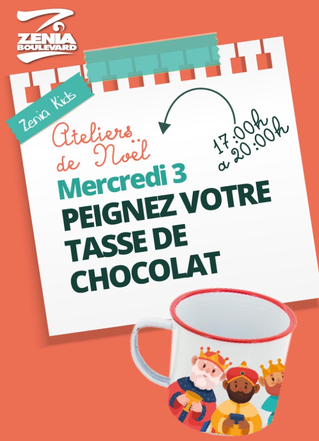 Peins ta tasse de chocolat chaud