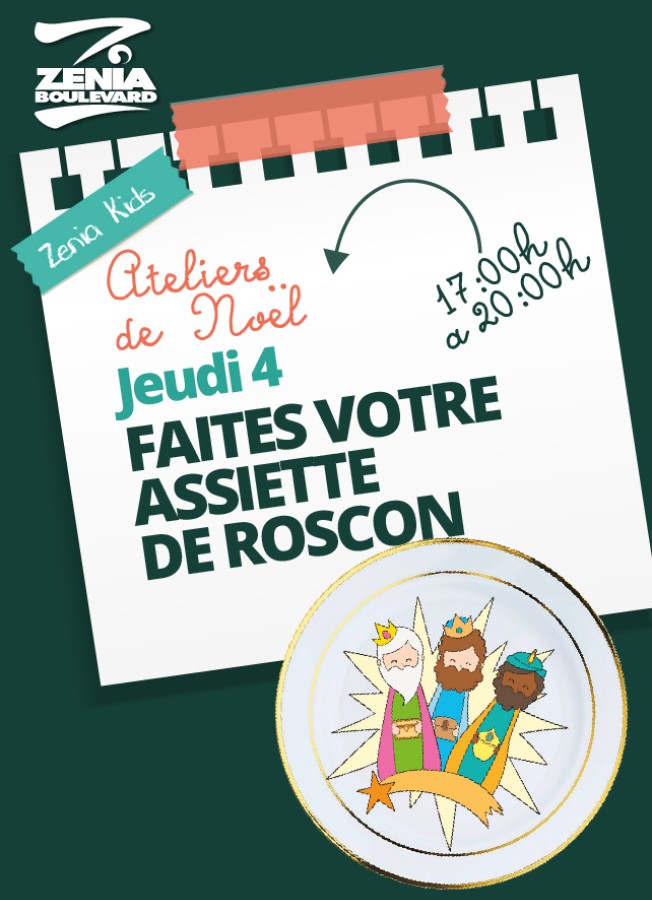 Fabrique ton assiette pour le Roscón.