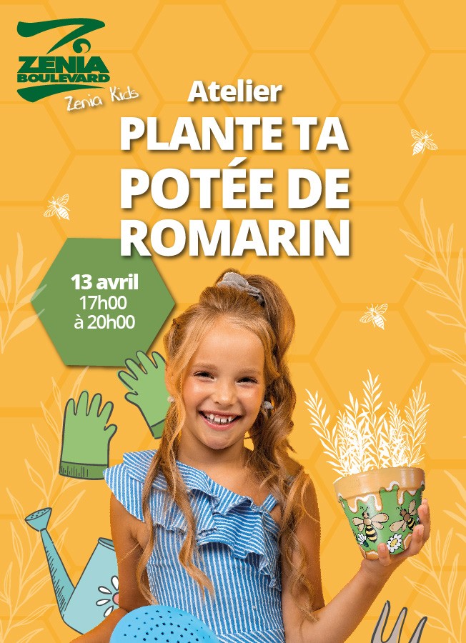 Plantez Votre Pot de Romarin