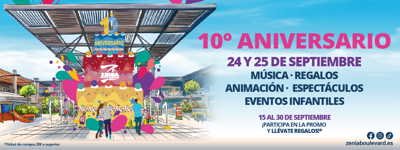 Foto noticia: Zenia Boulevard, 10º Aniversario