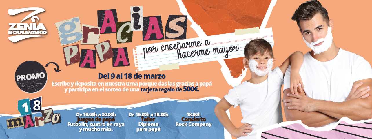 Foto noticia: Zenia Boulevard celebra el Dia del Padre