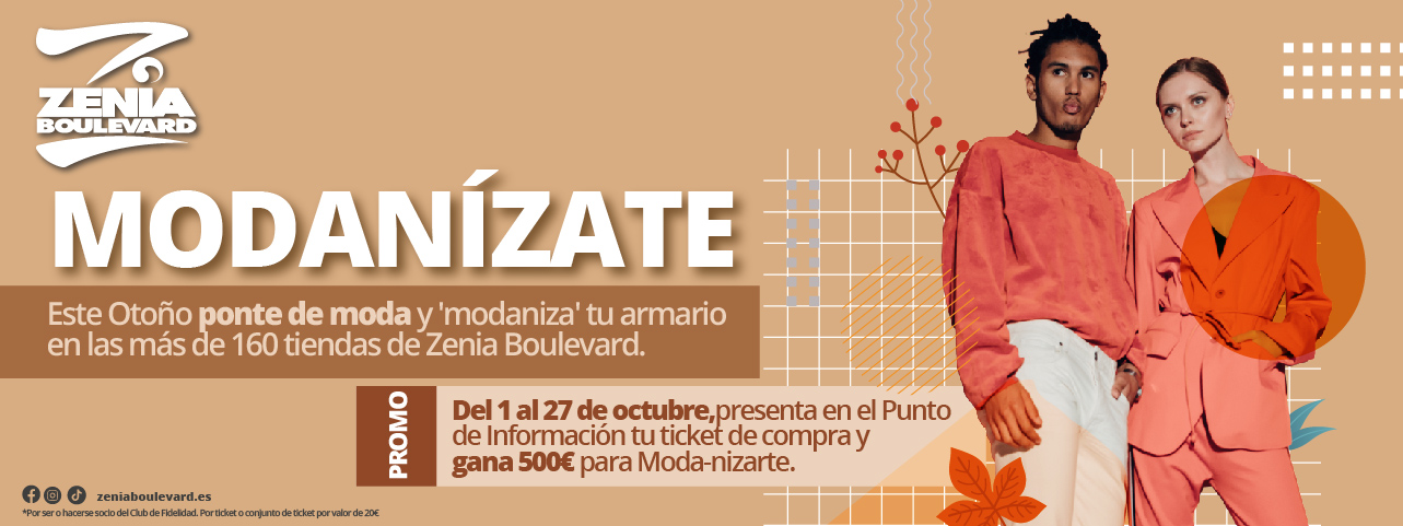 Foto noticia: Octubre comienza con Modanízate en Zenia Boulevard 