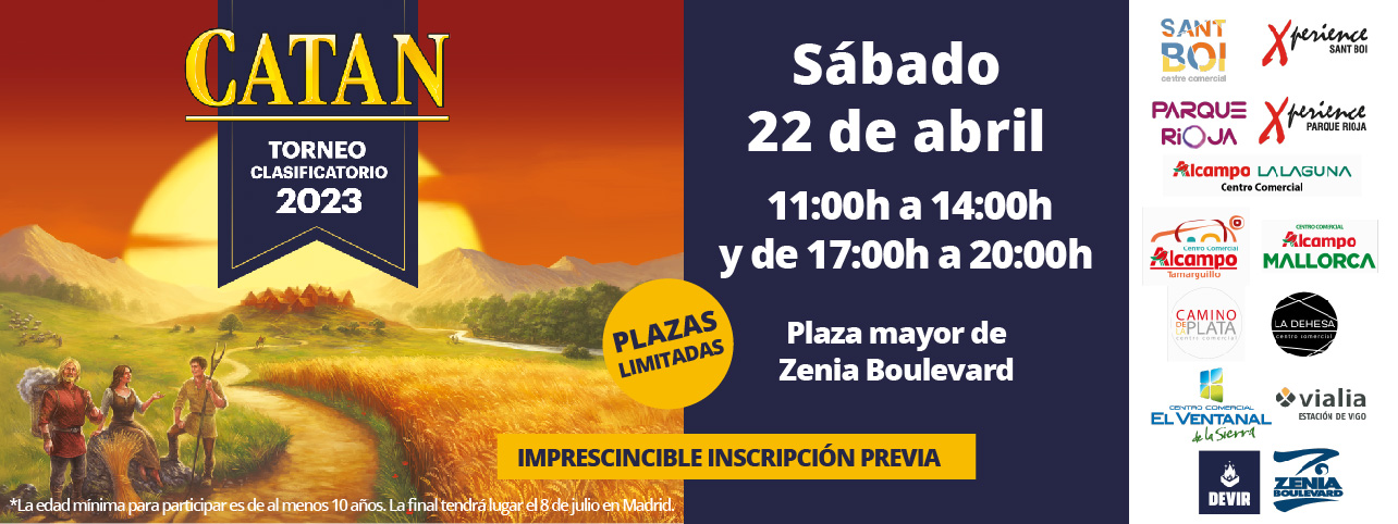 Foto noticia: Catan, el juego de mesa más popular, llega Zenia Boulevard