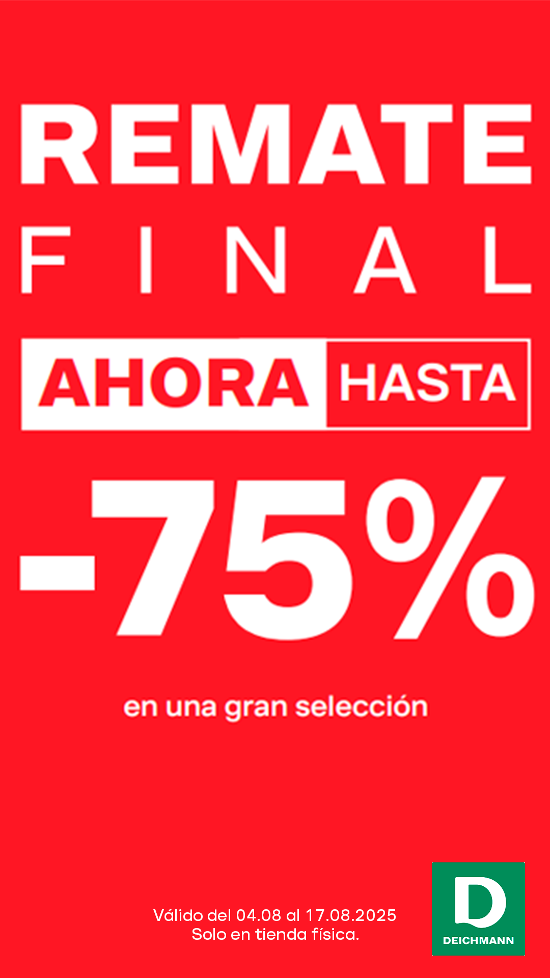 Oferta Deinchman - REBAJAS VERANO