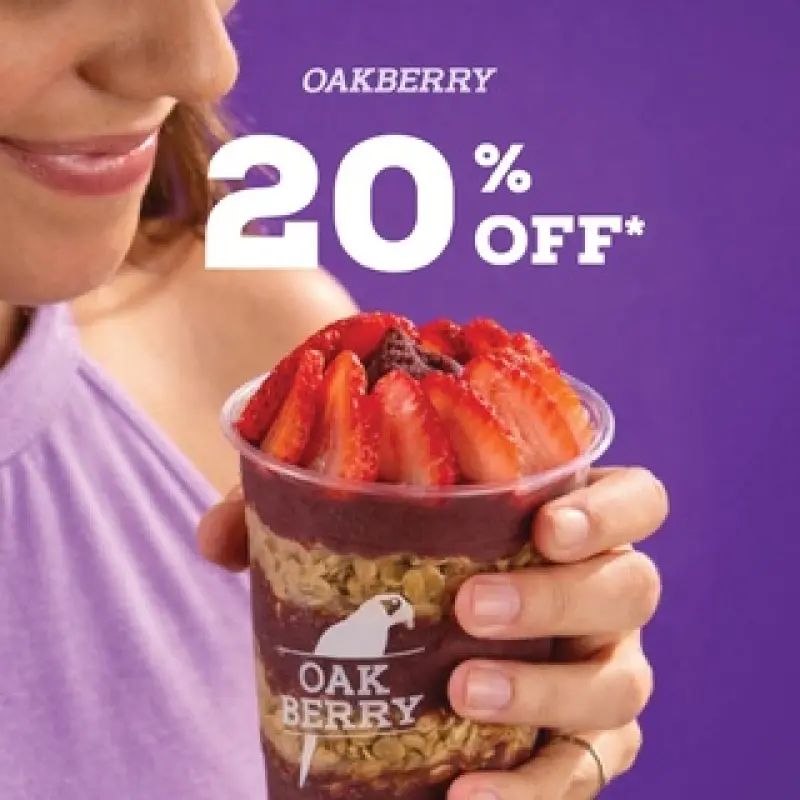 Oferta OAKBERRY AÇAI BOWLS 