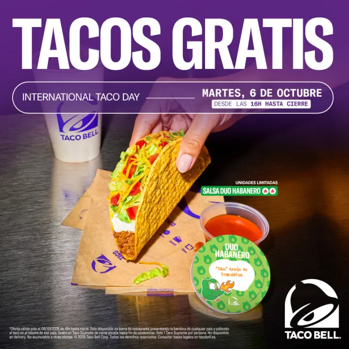 Oferta Taco Bell